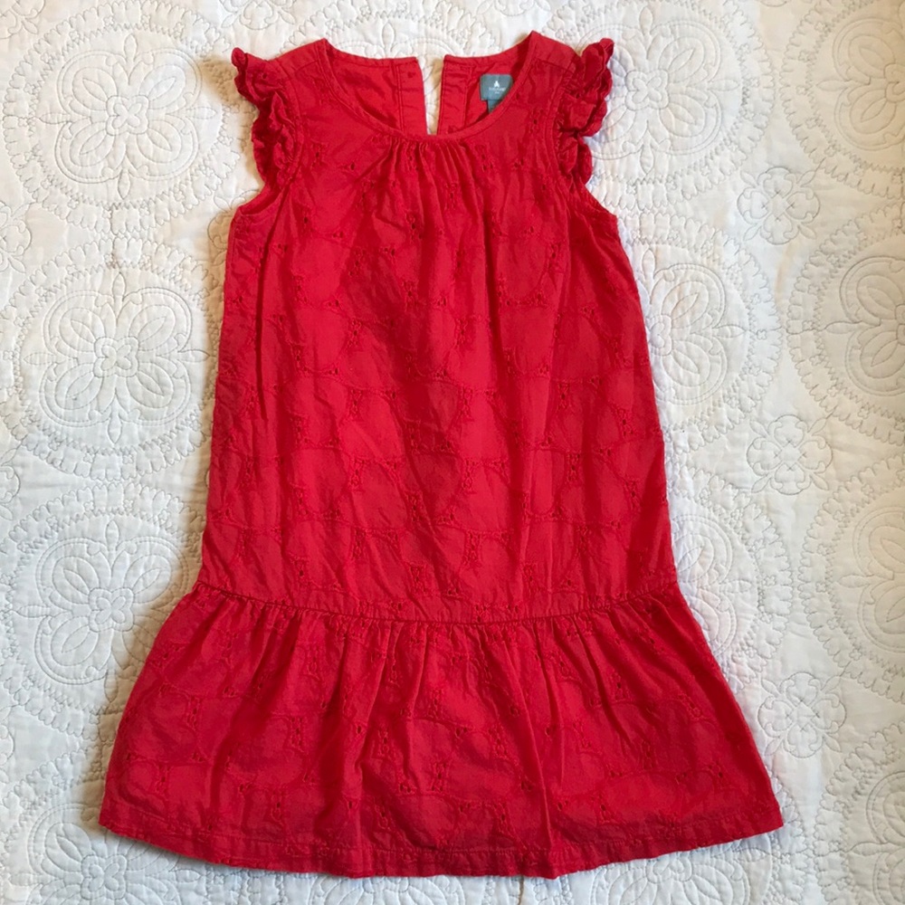 BabyGap - Red Eyelet dress